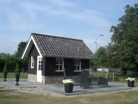 Siergordijntjes zwart/wit geruit