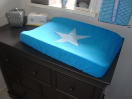 Babykamer ster turquoise