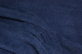 Fleece katoen donkerblauw (008)