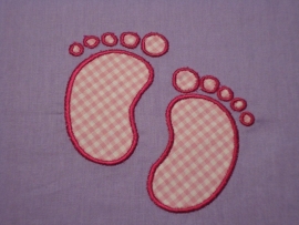 Boxkleed recht patchwork met naam