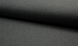 Tricot diamond donkergrijs gemêleerd (068)