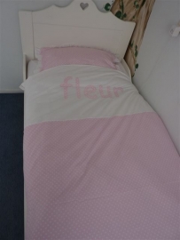 Dekbedovertrek met naam Fleur