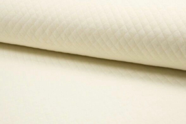 Gestepte tricot diamond ecru (051)