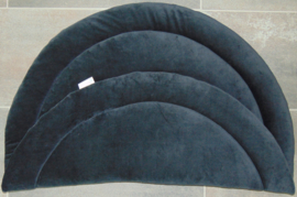 Boxkleed rond nicky velours uni