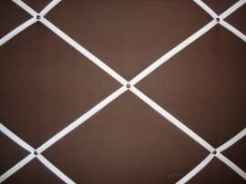 Memobord 60 x 80 cm uni met wit