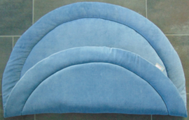 Boxkleed rond nicky velours uni