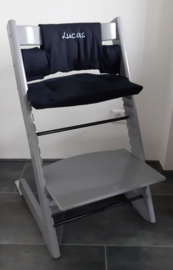 Stokke Tripp Trapp kussenset donkerblauw met naam