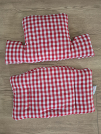 Stokke Tripp Trapp kussenset boerenbont ruit 1 cm