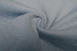 Gestepte tricot diamond lichtblauw (002)