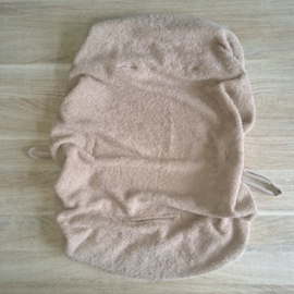(V) Wipstoelhoes Beaba dubbel geluste badstof beige-taupe