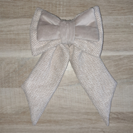 Set rond Mila luxe stof beige