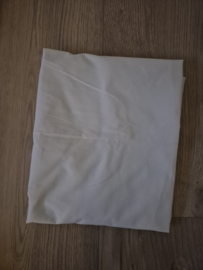 (V) Hoeslaken rond boxmatras uni katoen wit 90/95 cm