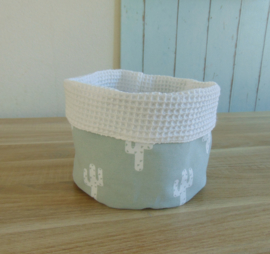 Set babykamer cactus oud mint/wit