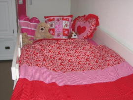 Kinderkamer set roze met rood