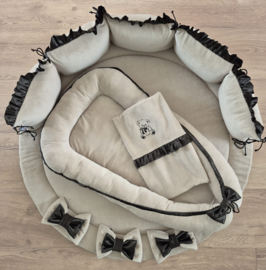 Set rond Remi nicky velours met satijn