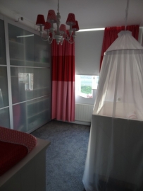 Gordijnen rood/roze/fuchsia