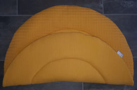 Boxkleed rond grove en fijne wafelkatoen/badstof model B