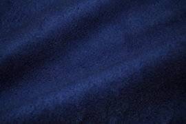 Fleece katoen donker kobaltblauw (861)