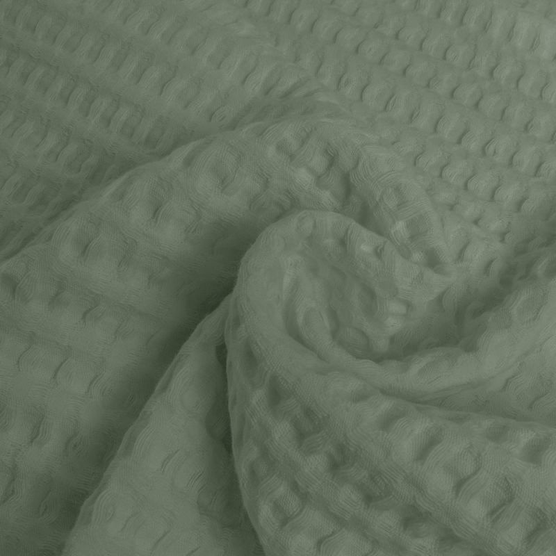Wafelkatoen grof oud mint (321)