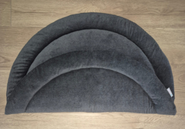 Boxkleed rond nicky velours uni