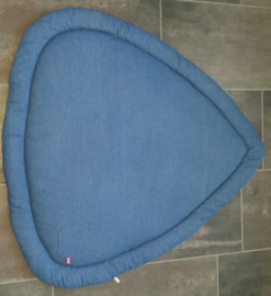 Boxkleed Tripus spijkerstof blauw met zakje