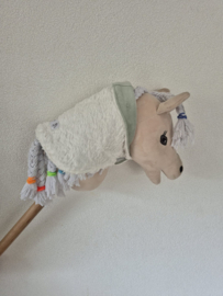 (V) Hobbyhorse dekentje mintgroen/off-white