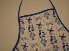 Kinderschortje hollands blauw