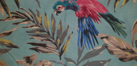 Stokke Tripp Trapp zitkussen afneembaar papegaai blauwtinten