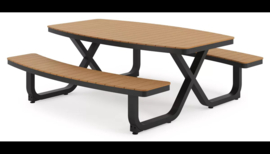Kussenset Alora picknickbank outdoorstof