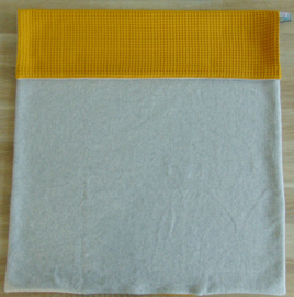 Dekentje wafelkatoen/katoenfleece 60  x 80 cm