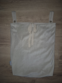 Boxzak nicky velours met striklint