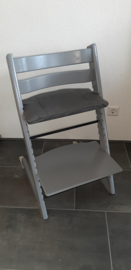 Stokke Tripp Trapp zitkussen afneembaar donkergrijs gemêleerd