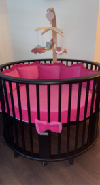 Set rond Vigo nicky velours met hydrofiele ruche