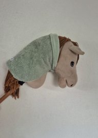 (V) Hobbyhorse dekentje oudgroen