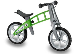 Firstbike Street  Green PU met rem  |  Art. Nr. L2006PU