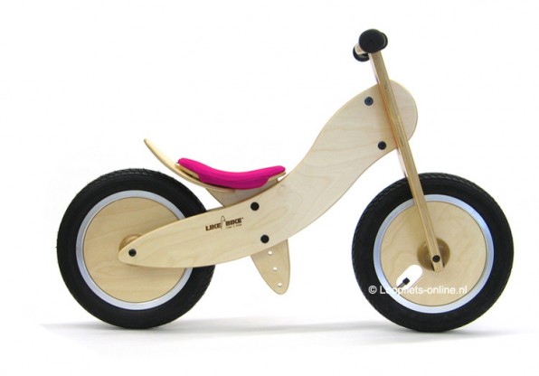 De loopfiets Likeabike Mini voor het kinderdagverblijf