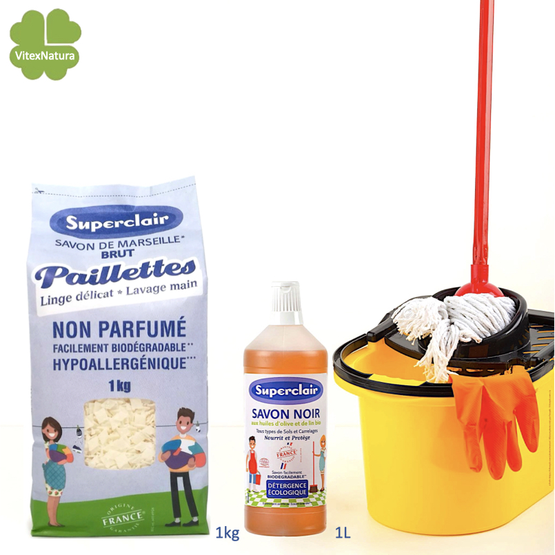 Bio Eco schoonmaakmiddelen starters pakket.