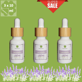 Pure Lavendel olie 3x10ml