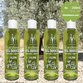 Marseille shower and bath gel Olive 4x250ml