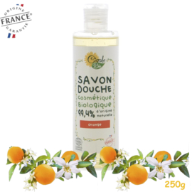 Gel Douche à l'Huile Essentielle d'Orange Bio 250 ml