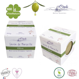 Cubo di sapone all'olio d'oliva 300g