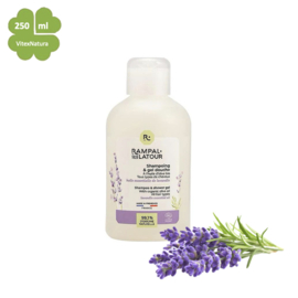 Biologische Lavandin 2-in-1 Shower Shampoo met Olijfolie & Aloë Vera Rampal Latour Gecertificeerd
