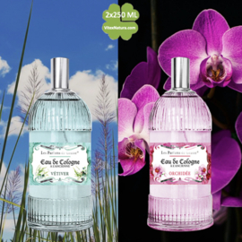 Vetiver en Orchidee Eau de Cologne 250 ML | unisex | multifunctioneel