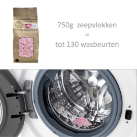 Marseille soap flakes Rose 750g