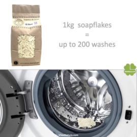 Marseille soap flakes without scent and color 2x1kg