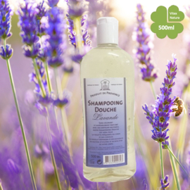 Marseille shower & shampoo Lavender 1x500ml