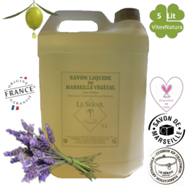 Vloeibare Marseille zeep 5000ml met essentiële lavendel olie