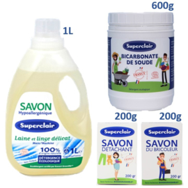 Organic household cleaning products DISCOUNT package.