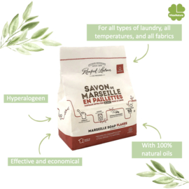 Marseille soap flakes white without scent and color 750g