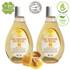 Marseille douche en bad gel Honing  2x300ml